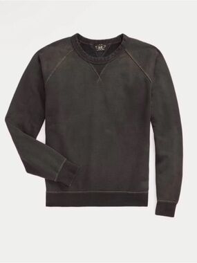 Ralph Lauren Double RL Charcoal Crewneck Sweatshirt